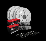 2020 Toyota Gr Supra Silver Drilled &amp; Slotted Brake Kit