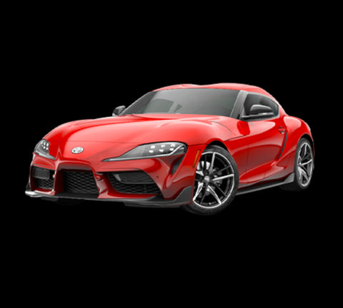 2020 Toyota Gr Supra Silver Drilled &amp; Slotted Brake Kit