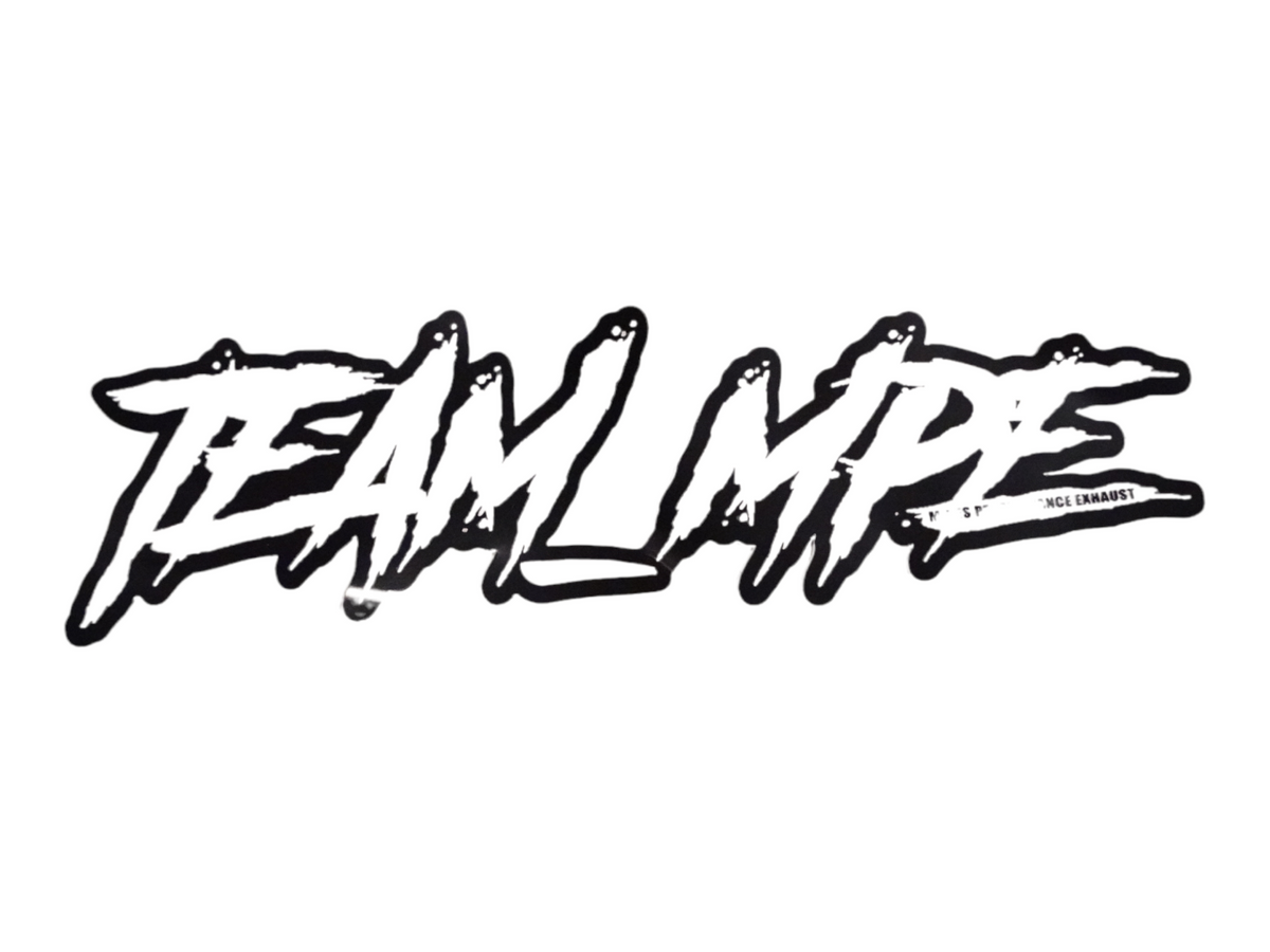 Team Mpe white decal