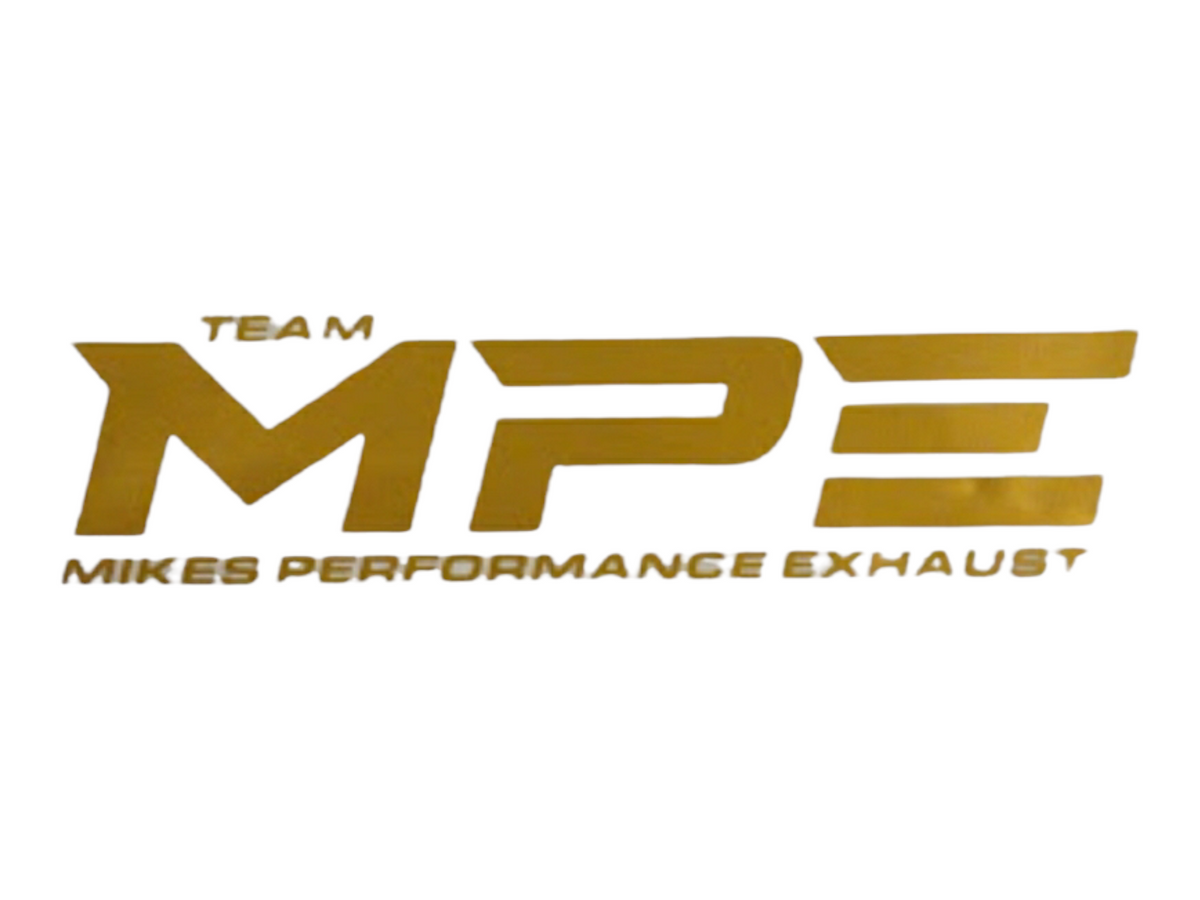 Team MPE Gold sticker – Team Mpe