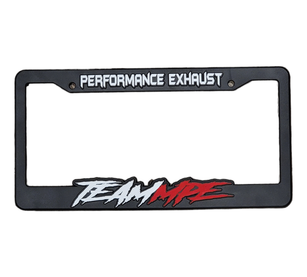 Team MPE license plate frames – Team Mpe