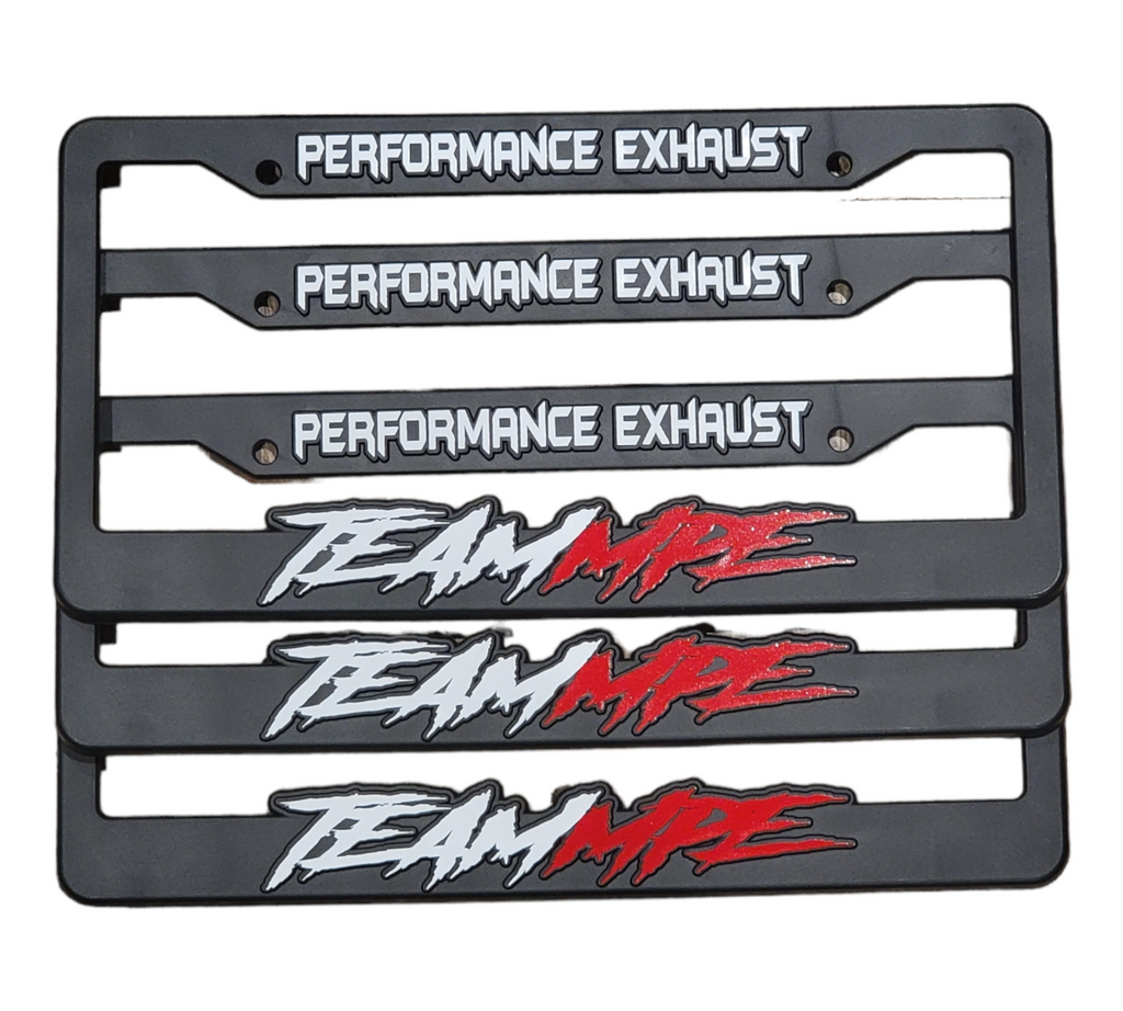 Team MPE license plate frames – Team Mpe